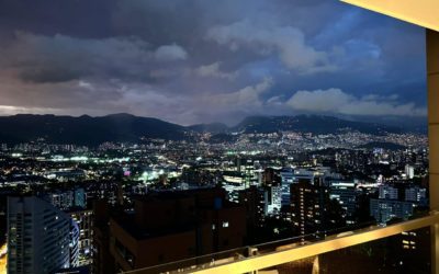 Popular Building 22nd Floor Below Penthouse El Poblado Condo With Super Amenities and Location