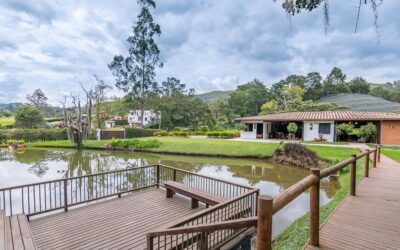 Five Bedroom Home On Two Acres In La Ceja; One Hour From Medellin With Lake, Boat Dock, Jacuzzi, and Potential Sub-Division