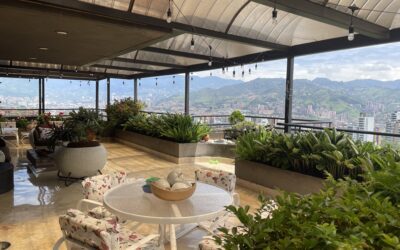 Absolutely Massive 5BR El Poblado Two Level Condo Featuring Two Terraces With 360 Views of Medellin