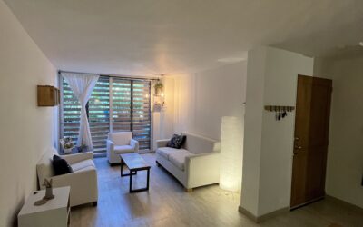 Massive Price Reduction! 2BR La Frontera (El Poblado) First Floor Remodeled Apartment With Unique Terrace Space and Green Views