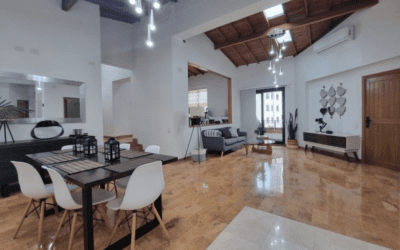 Huge Price Reduction! Remodeled 3BR San Lucas (El Poblado) Apartment With High Ceilings, Hardwood Flooring, and Open-Concept Design