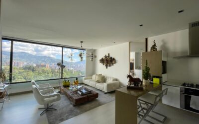 1BR San Lucas (El Poblado) Bachelor Pad With Spectacular Vistas and Luxury Amenities