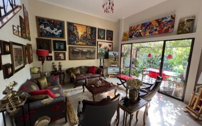 Three-Level Los Balsos (El Poblado) Gated Community Home With Lovely Backyard Patio and Abundant Nature