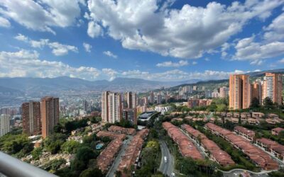 Two-Level, 4BR El Poblado Penthouse With 570 Sq Ft Private Terrace Near El Tesoro Shopping Center