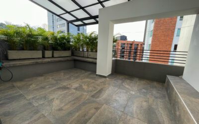 Turnkey 5BR El Poblado Penthouse Walkable To Avenida El Poblado With Private Terrace Space