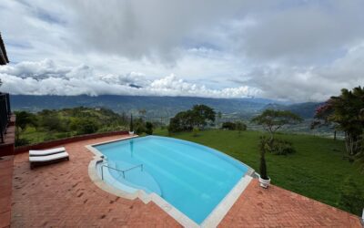 Incredible Finca Two Hours From Medellin On 47 Acres Of Land With Spectacular Views, Swimming Pool, Horse Corral, and More
