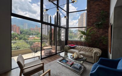 Exclusive El Poblado Penthouse! Two-Levels, Terrace Space, Floor-To-Ceiling Windows, and Just One Unit Per Floor