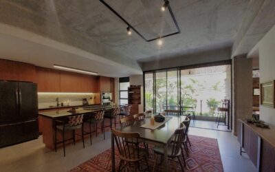 Rare Find! Like-New, Industrial Style 3BR Laureles Apartment Just Steps From Entertainment With Low HOA Fees and One Unit Per Floor