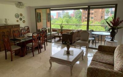 Centrally Located, 2BR El Poblado Apartment With Green Views and Swimming Pool